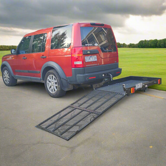 SC500XL Towbar Mobility Scooter Ramp Carrier with LED Lights and Gas Strut