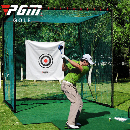 PGM GOLF Stainless Steel Corners 3Mx3Mx3M Hitting Cage LXW001