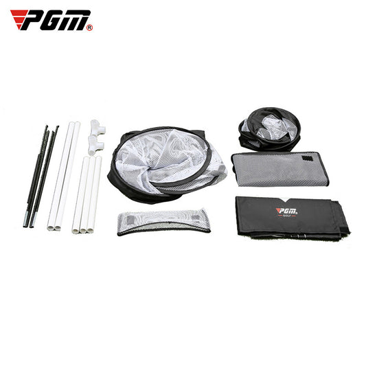 PGM GOLF Practice Chipping Net with Ball Return Track LXW017