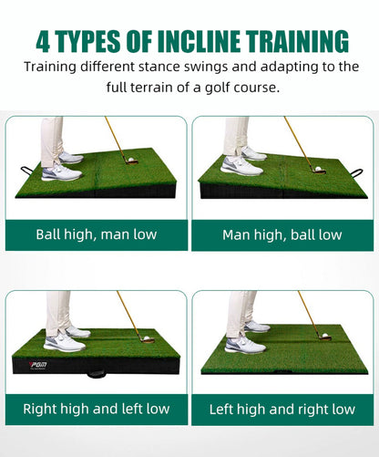 PGM GOLF Slop 1Mx1M Commercial Class Driving Range Hitting Mat DJD041