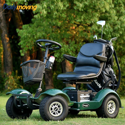 Dailymoving DM416 single seat lithium battery electric golf scooter cart buggy off road mobility scooter