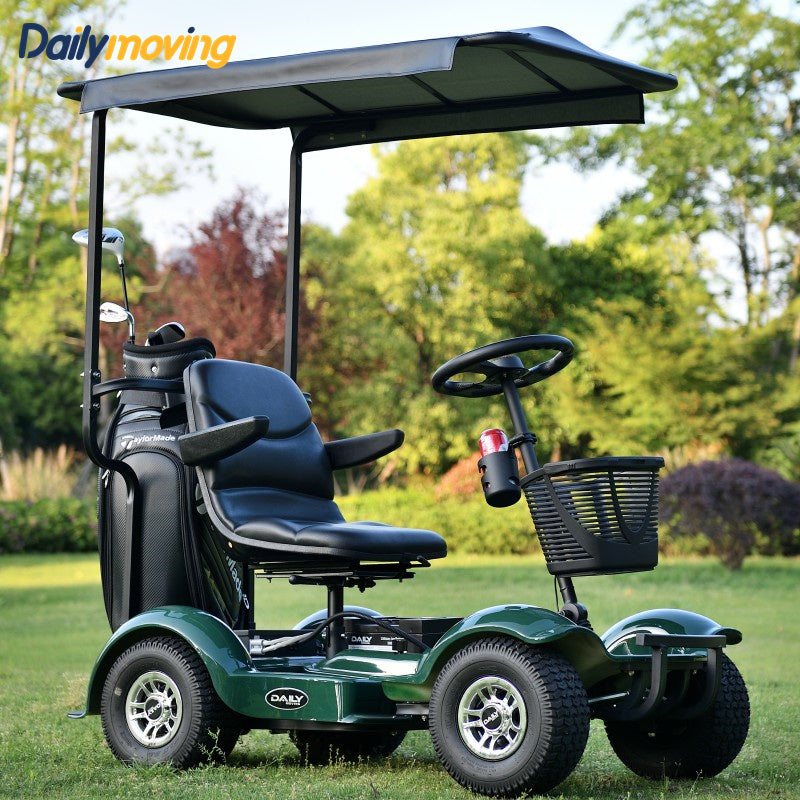 Dailymoving DM416 single seat lithium battery electric golf scooter cart buggy off road mobility scooter