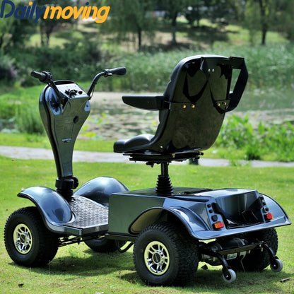 Dailymoving DM418 single seat lithium battery electric mobility scooter farm golf scooter cart buggy