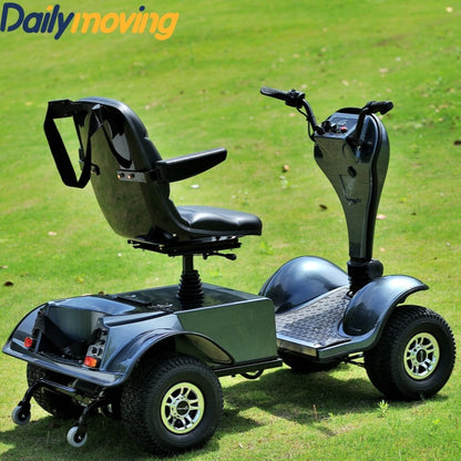 Dailymoving DM418 single seat lithium battery electric mobility scooter farm golf scooter cart buggy