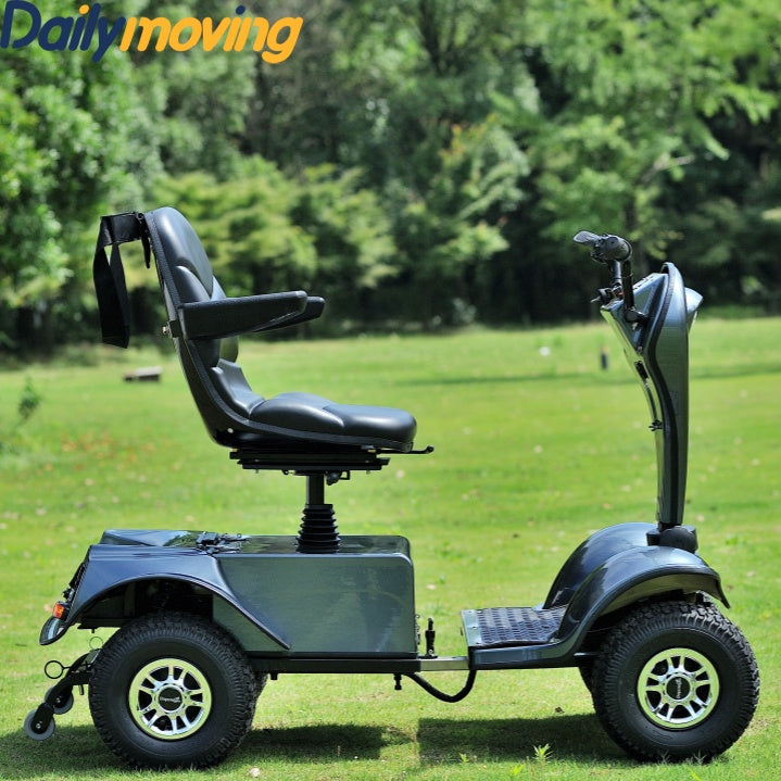 Dailymoving DM418 single seat lithium battery electric mobility scooter farm golf scooter cart buggy