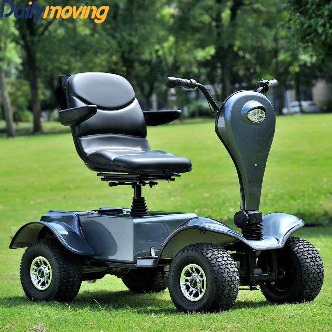 Dailymoving DM418 single seat lithium battery electric mobility scooter farm golf scooter cart buggy