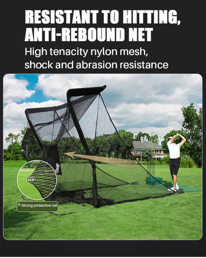 PGM Golf 2.5Mx2.5Mx3M Hitting Cage with Side Nets