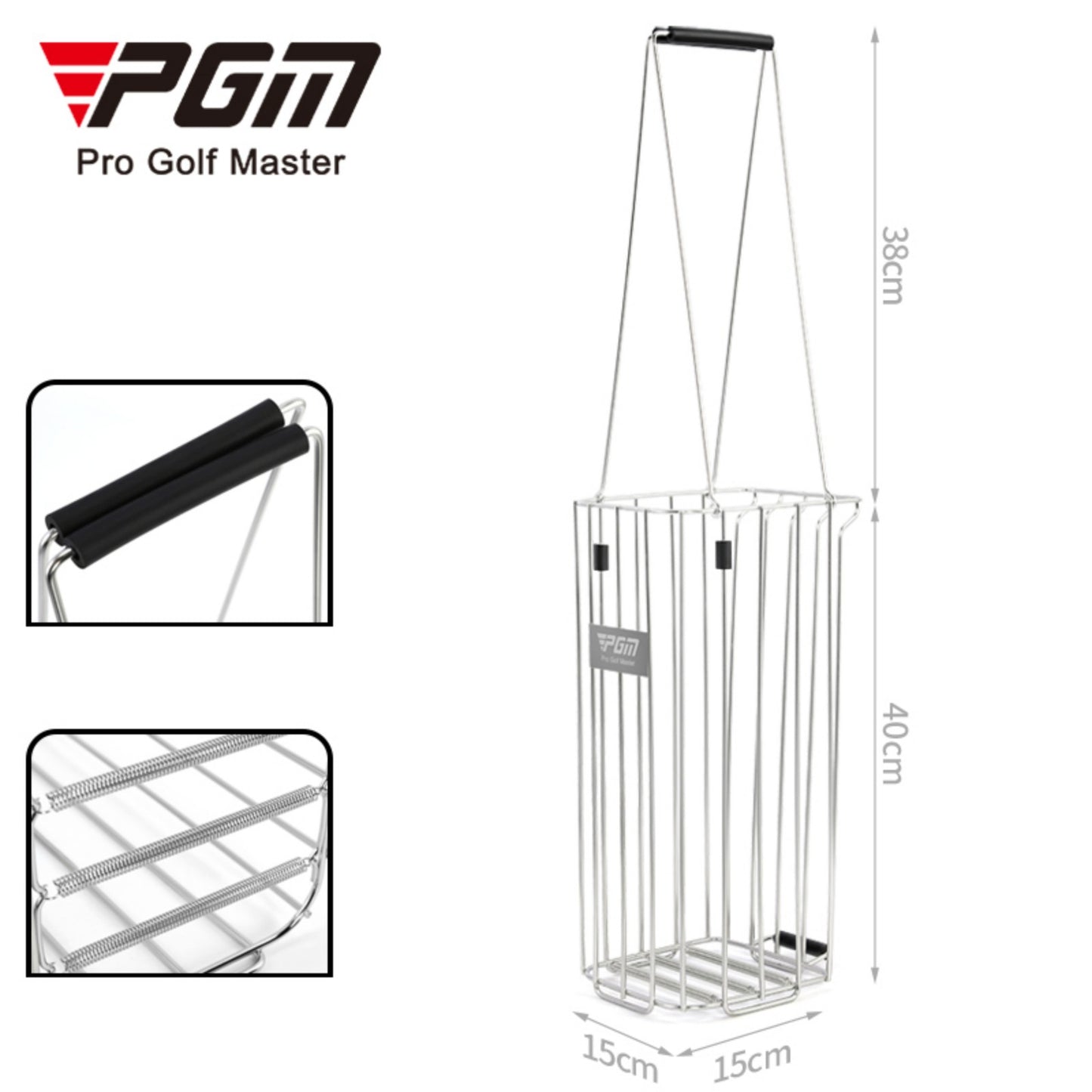 PGM QK006 Stainless Steel  Basket Ball Picker