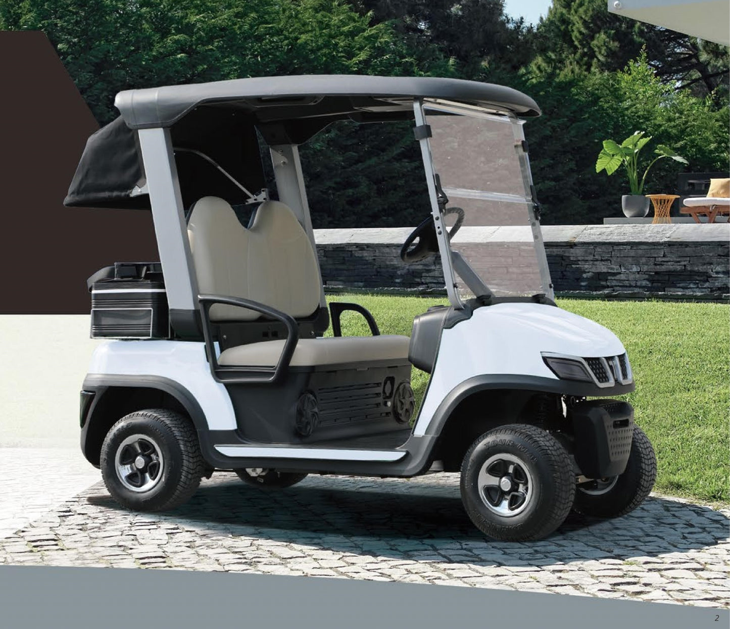 Tara Explorer 2+2 Lithium Battery Four Seats Electric Golf Cart