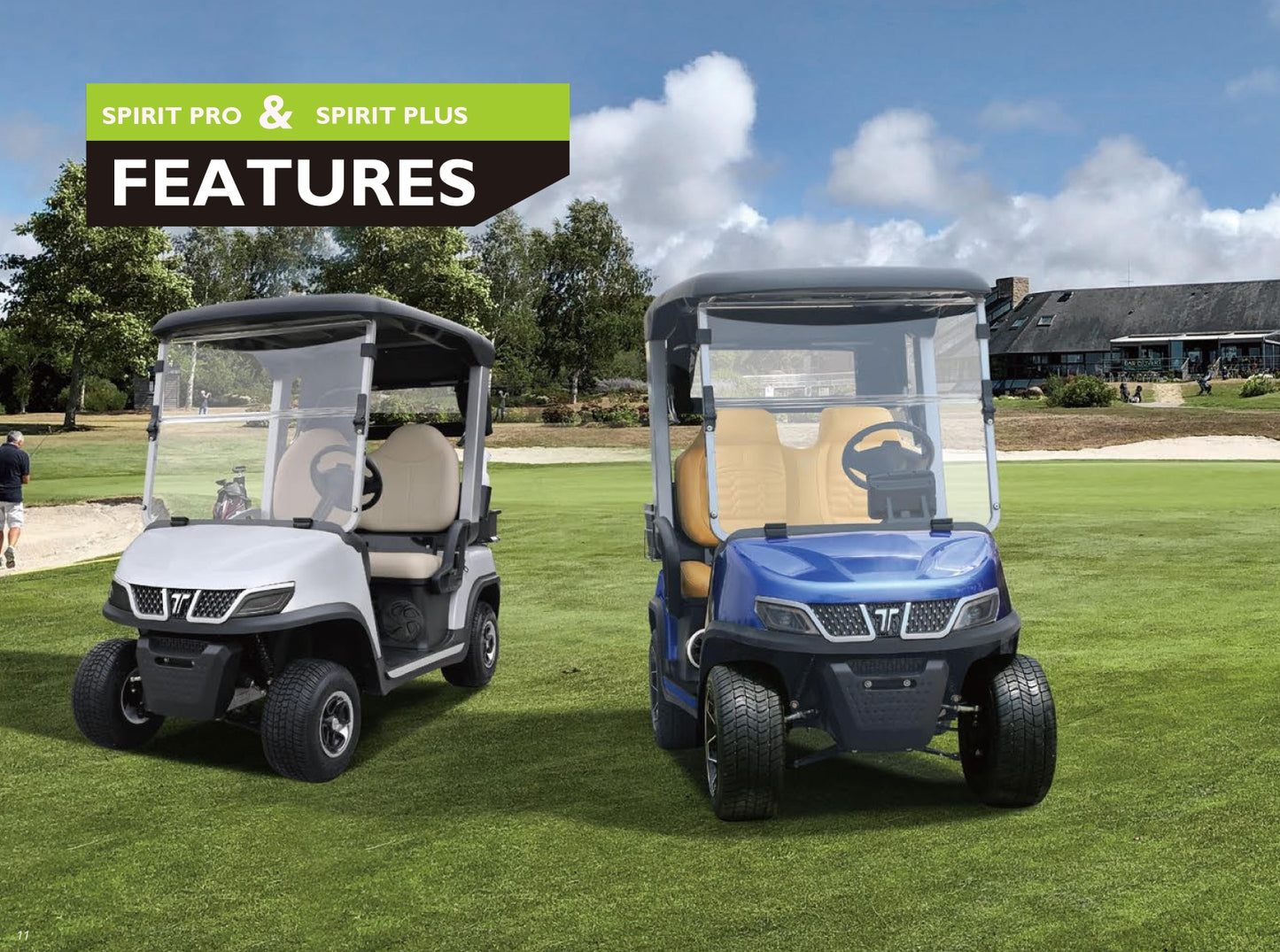 Tara Roadster 2+2 Lithium Battery Four Seats Electric Golf Cart