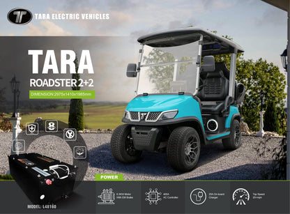 Tara Roadster 2+2 Lithium Battery Four Seats Electric Golf Cart