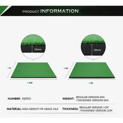 PGM GOLF 1.25Mx1M Driving Range Practice Hitting Mat DJD021