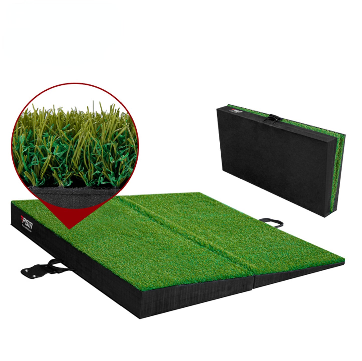 PGM GOLF Slop 1Mx1M Commercial Class Driving Range Hitting Mat DJD041