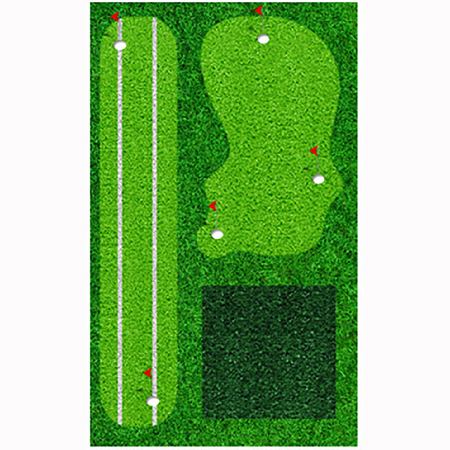 PGM GOLF 1Mx3M or 2Mx4M Golf Putting Green Mat GL020