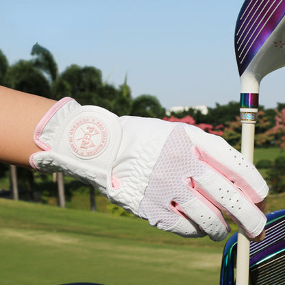 PGM Women Microfiber Cloth Breathable Fingers Golf Glove ST031