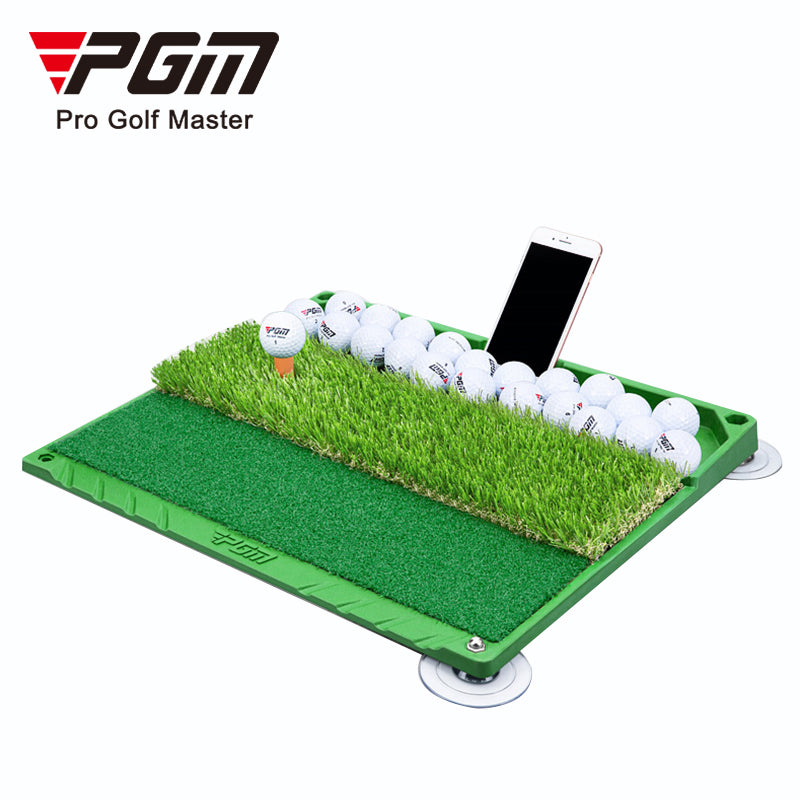 PGM GOLF Portable training Practice Hitting Mat with ball tray DJD034