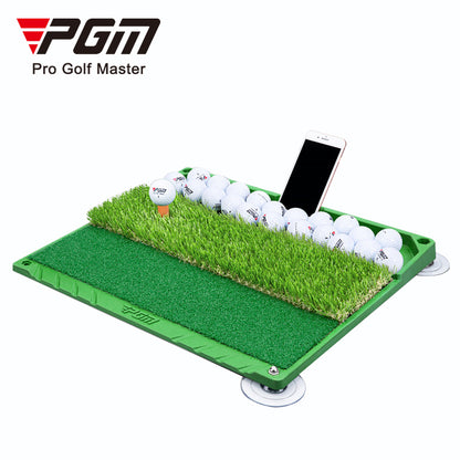 PGM GOLF Portable training Practice Hitting Mat with ball tray DJD034