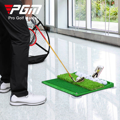 PGM GOLF Portable training Practice Hitting Mat with ball tray DJD034