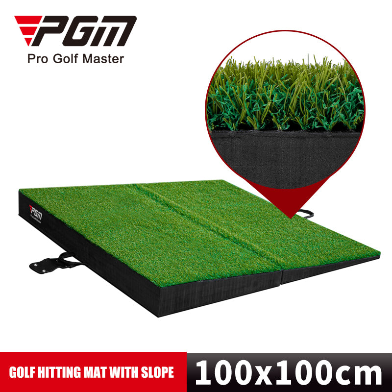 PGM GOLF Slop 1Mx1M Commercial Class Driving Range Hitting Mat DJD041