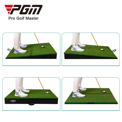 PGM GOLF Slop 1Mx1M Commercial Class Driving Range Hitting Mat DJD041