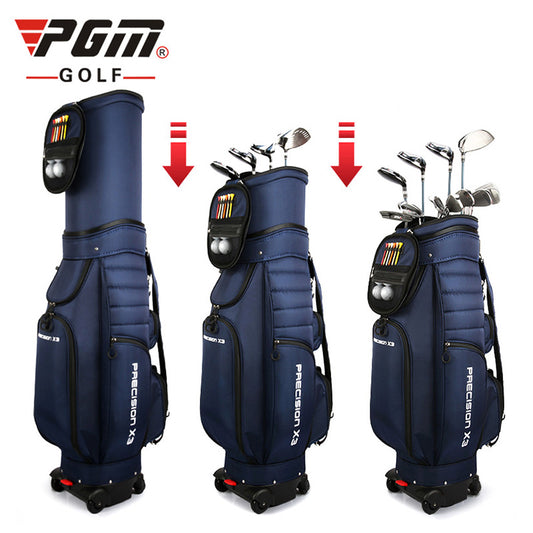 PGM GOLF Four Spinner Wheels Multifunctional Trolley Travel Cart Bag QB062