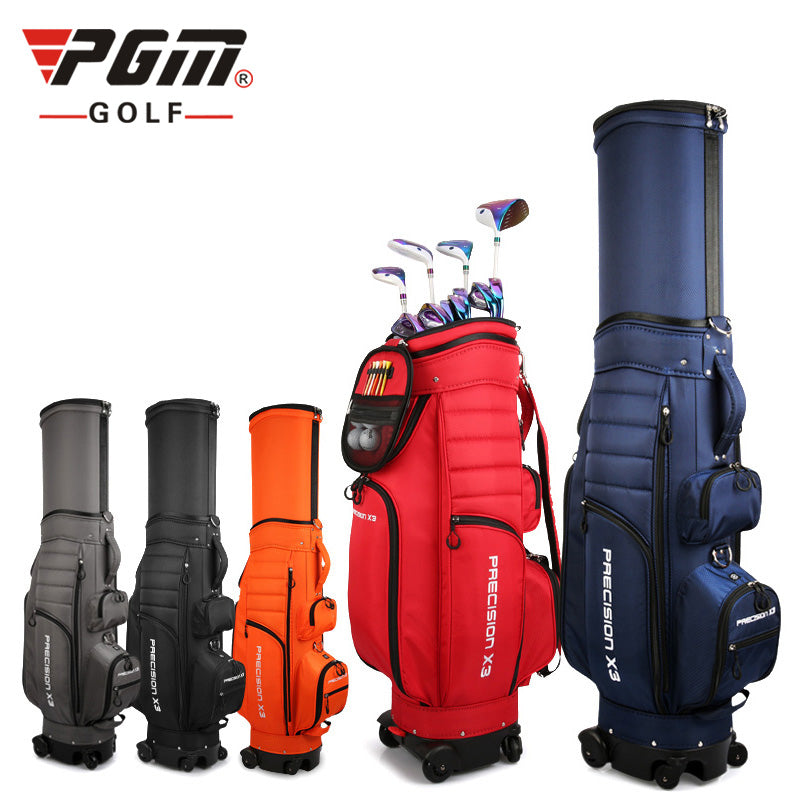 PGM GOLF Four Spinner Wheels Multifunctional Trolley Travel Cart Bag QB062