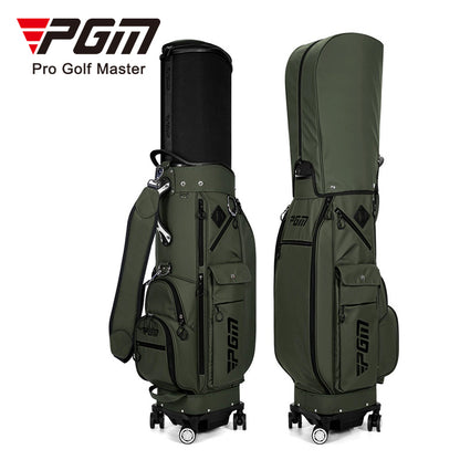 PGM GOLF Four Wheels Retractable Cover Travel Cart Bag QB152