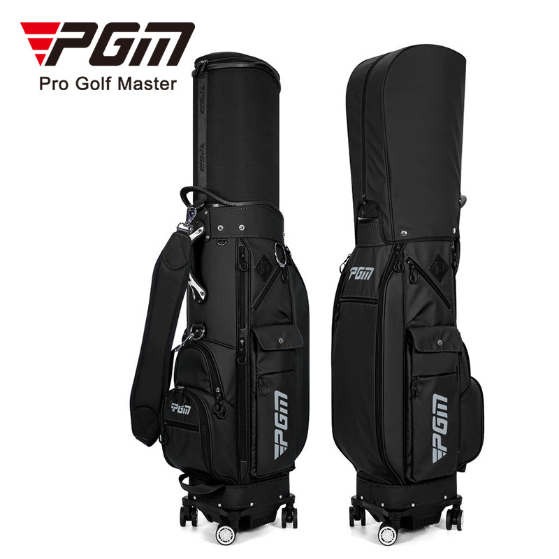 PGM GOLF Four Wheels Retractable Cover Travel Cart Bag QB152