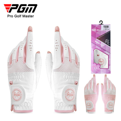 PGM Women Microfiber Cloth Breathable Fingers Golf Glove ST031