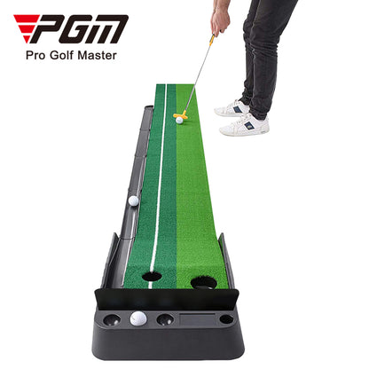 PGM GOLF 3M Mini Putting Mat with Automatic Ball Return Trainer TL004