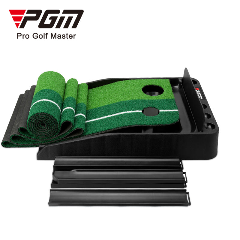 PGM GOLF 3M Mini Putting Mat with Automatic Ball Return Trainer TL004