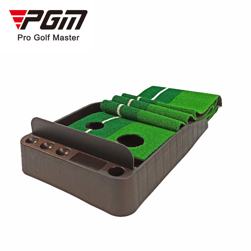 PGM GOLF 3M Mini Putting Mat with Automatic Ball Return Trainer TL004