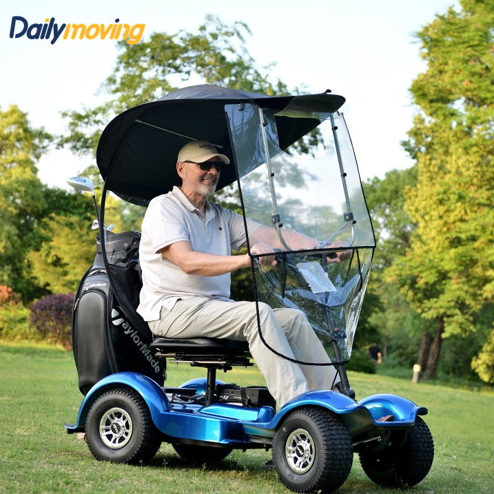 Dailymoving DM416 single seat lithium battery electric golf scooter cart buggy off road mobility scooter